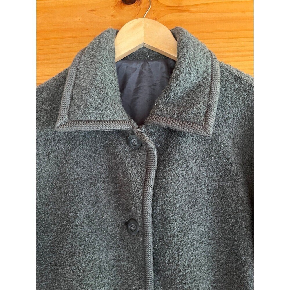 Braetan Reversible COOL Front Button Nylon Gray or Fleece Coat Size Small - Picture 3 of 10
